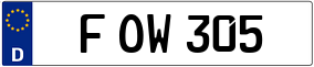 Truck License Plate